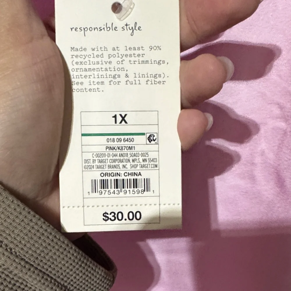 a new day Light Pink Ruffle Midi Dress - Picture 3 of 6